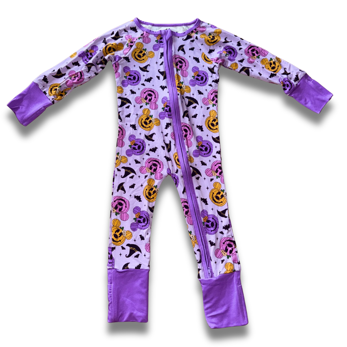 Pua Pumpkin Bamboo Zippie Pajama
