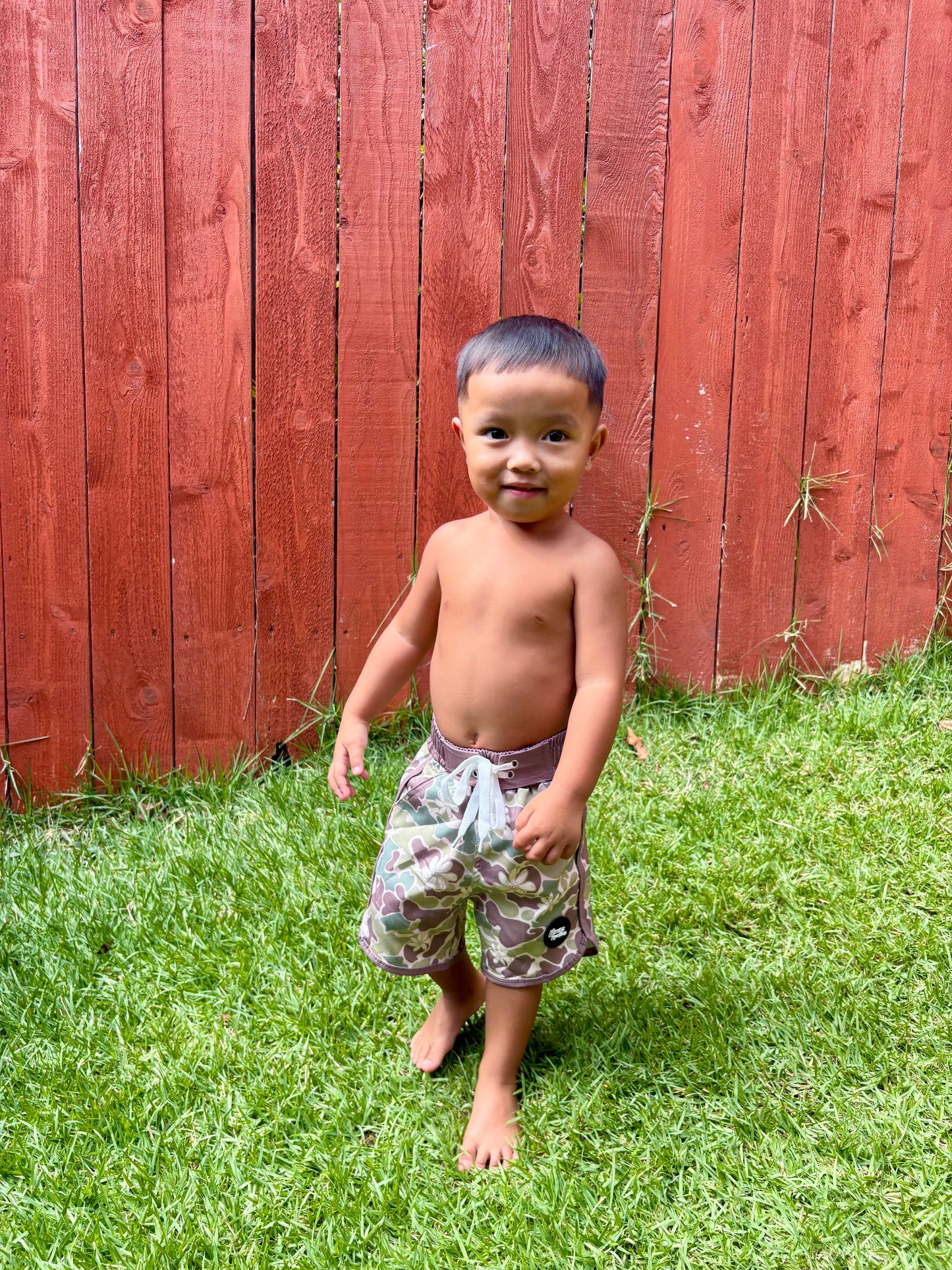 Camo Tiare Board Shorts