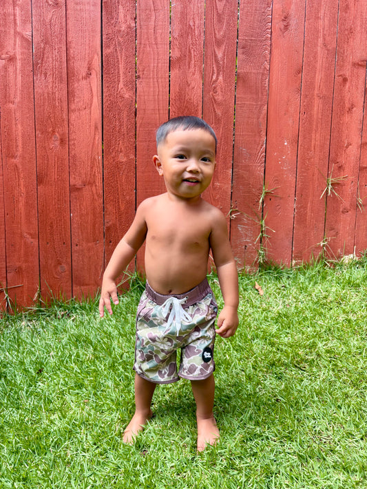 Camo Tiare Board Shorts