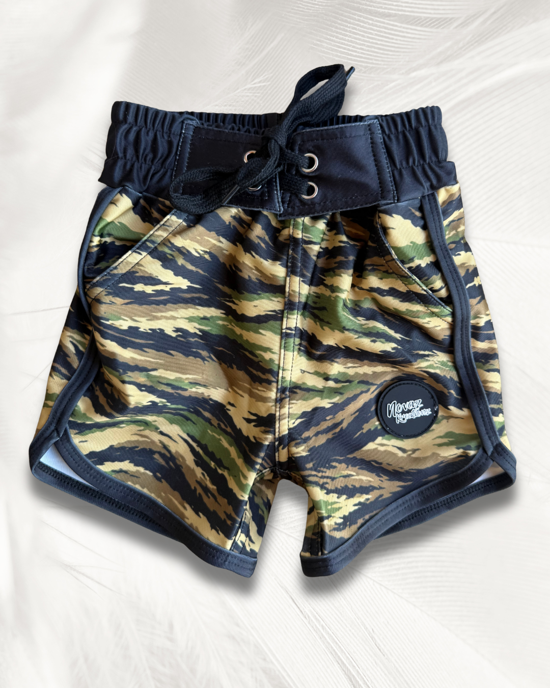 Tiger Camo Surf Shorts