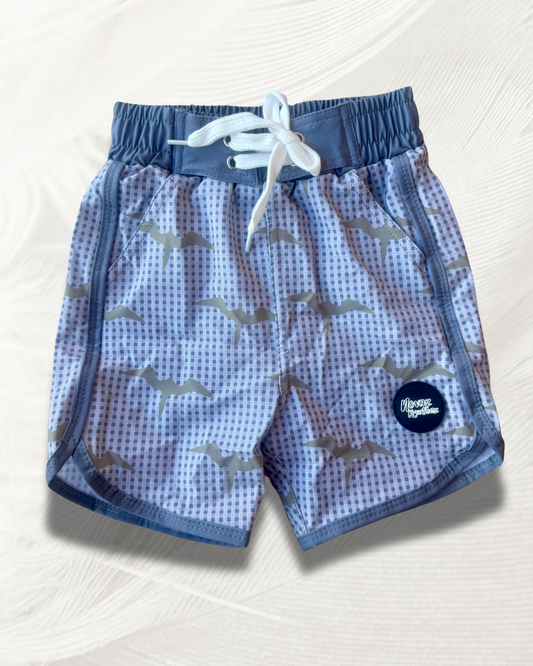 Grey Palaka Iwa Swim Shorts