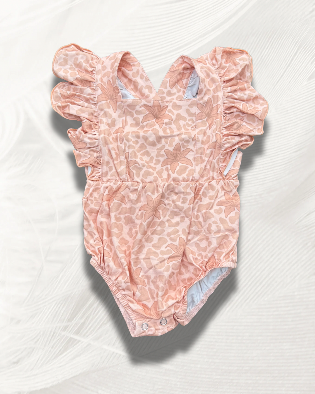 Cheetah Lily Onesie