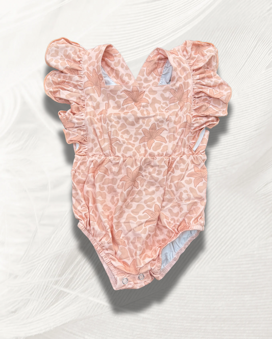 Cheetah Lily Onesie