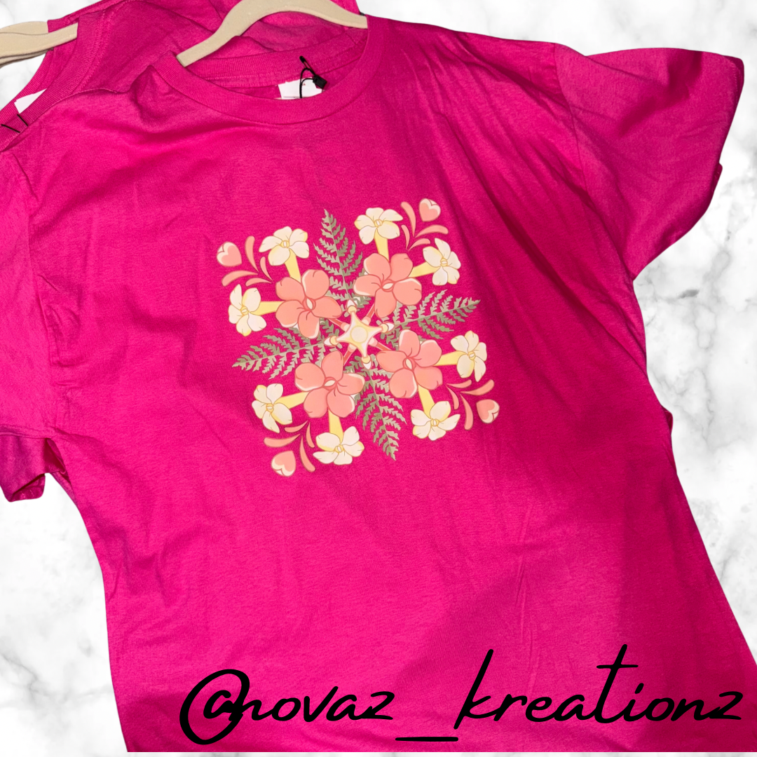 Puakenikeni Palapalai Quilt Tee